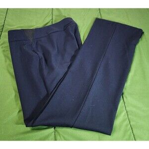 Charter Club Pant Shop Classic Fit Elastic Waist Women's Pants Navy Blue Size 4